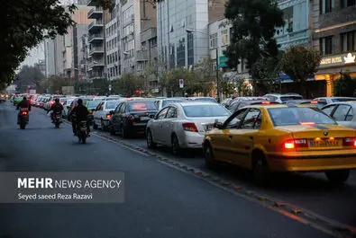 شلوغی و ترافیک تهران
