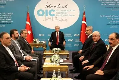 دیدار عراقچی با اردوغان