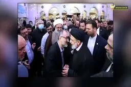 دیدار هیاتی از حزب‌الله با رئیسی قبل از ترک دمشق + عکس