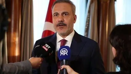 خرابکاری در سخنرانی هاکان فیدان در سوریه + فیلم