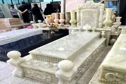 اولین سنگ مزار لاکچری فاتحه‌خوان برای ثروتمندها به بازار آمد!