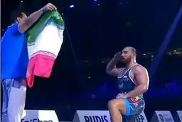 سخنان امیرحسین زارع درفرودگاه درباره سلام نظامی به پرچم ایران