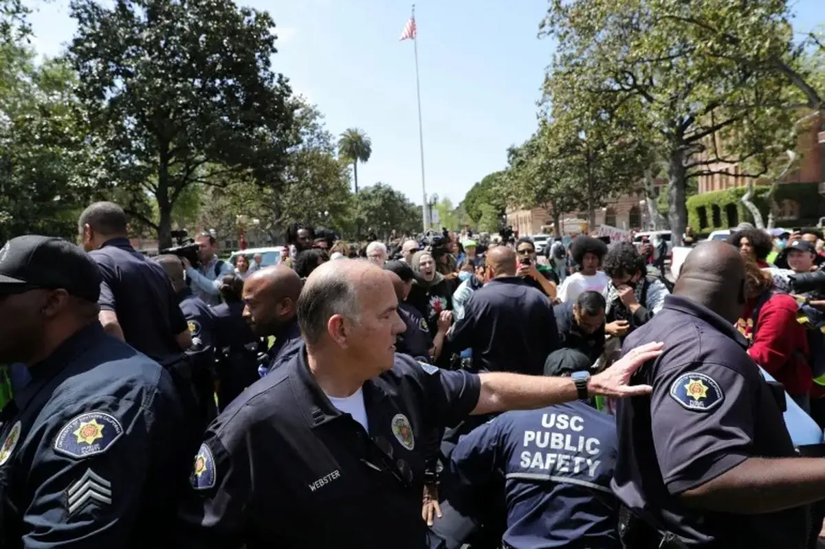 تظاهرات گسترده توقف نسل‌کشی در غزه در سان‌فرانسیسکو