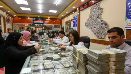 وضعیت ناگوار پول ایران در صرافی‌های عراق + فیلم