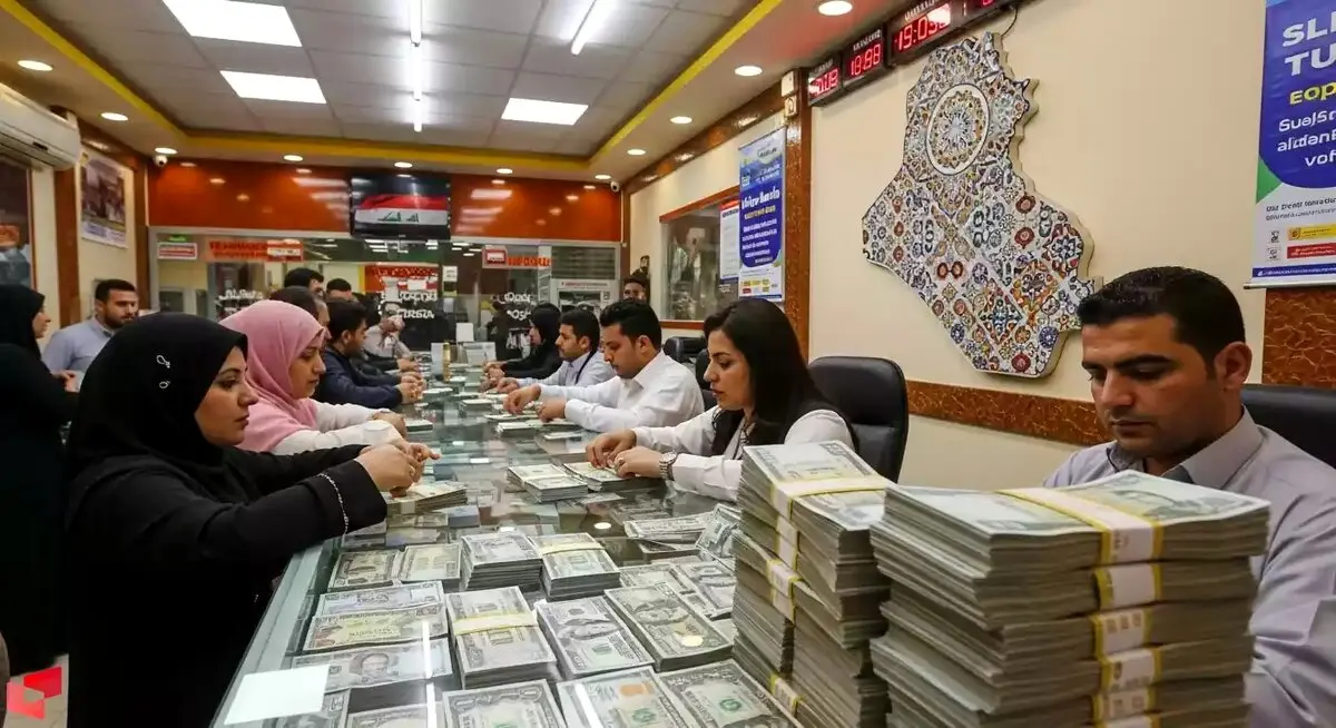 وضعیت ناگوار پول ایران در صرافی‌های عراق + فیلم