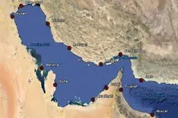 آخرین وضعیت ترافیک دریایی خلیج فارس + عکس