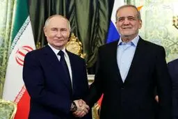 دیدار پزشکیان و پوتین در کاخ کرملین