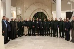 تصویری دیده‌نشده از همه سرداران سپاه و فرماندهان مقاومت