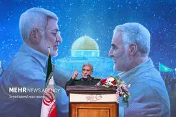تصاویر مراسم چهارمین سالگرد شهادت حاج قاسم 