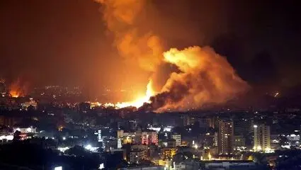  لحظه حمله رژیم اشغالگر به جنوب لبنان