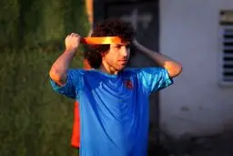 ابتکار جالب ساکت، سربند بگذار و ببر!(عکس)