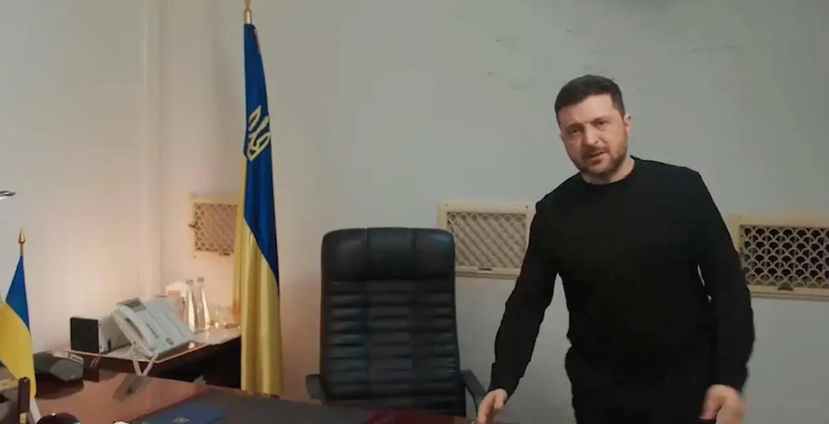 لحظه در آغوش گرفتن ویتکاف و کوشنر توسط زلنسکی