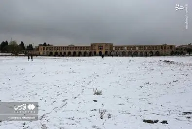 برف اصفهان