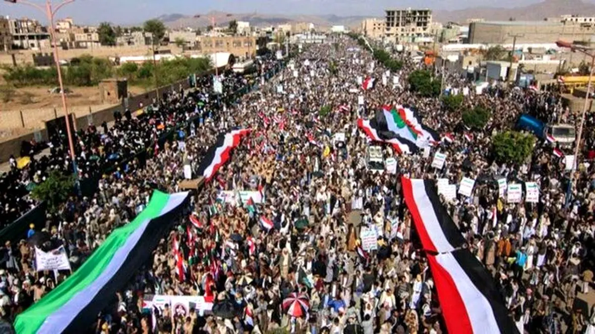 راهپیمایی در «جمعه خشم و همبستگی با فلسطین»
