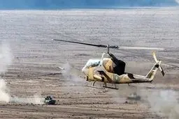 خبر فوری/ سقوط یک بالگرد نظامی