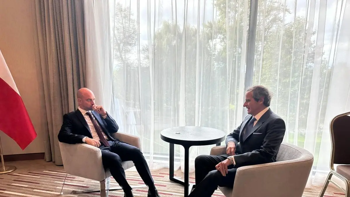 دیدار گروسی و  با وزیر خارجه فرانسه درباره ایران + عکس