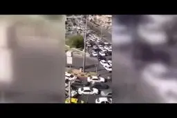 تصاویر هرج و مرج ترافیکی تهران به دلیل قطع برق