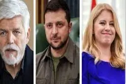 روسای جمهوری چک و اسلوواکی وارد کی‌یف شدند