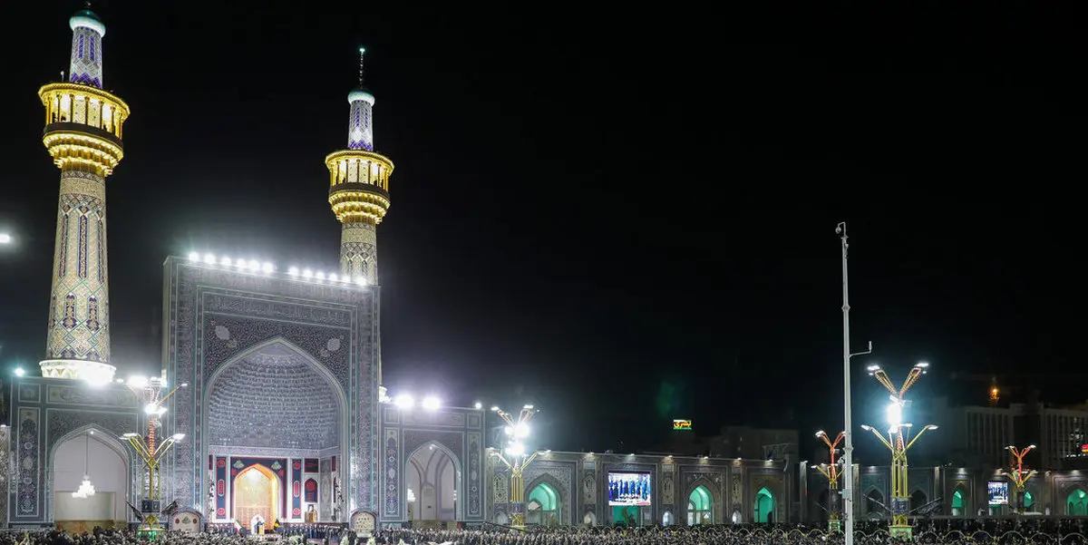  قالیباف و اژه‌ای در مراسم شب شهادت امام رضا(ع)