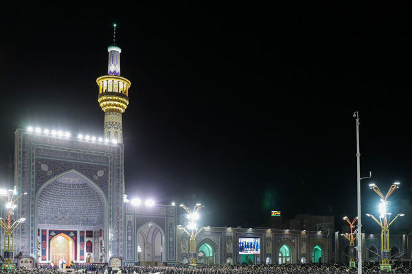  قالیباف و اژه‌ای در مراسم شب شهادت امام رضا(ع)