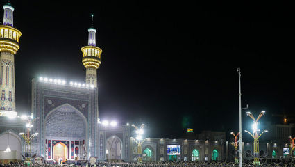  قالیباف و اژه‌ای در مراسم شب شهادت امام رضا(ع)