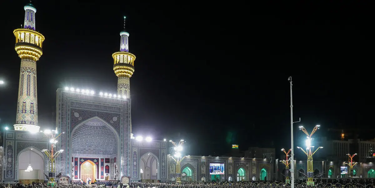  قالیباف و اژه‌ای در مراسم شب شهادت امام رضا(ع)