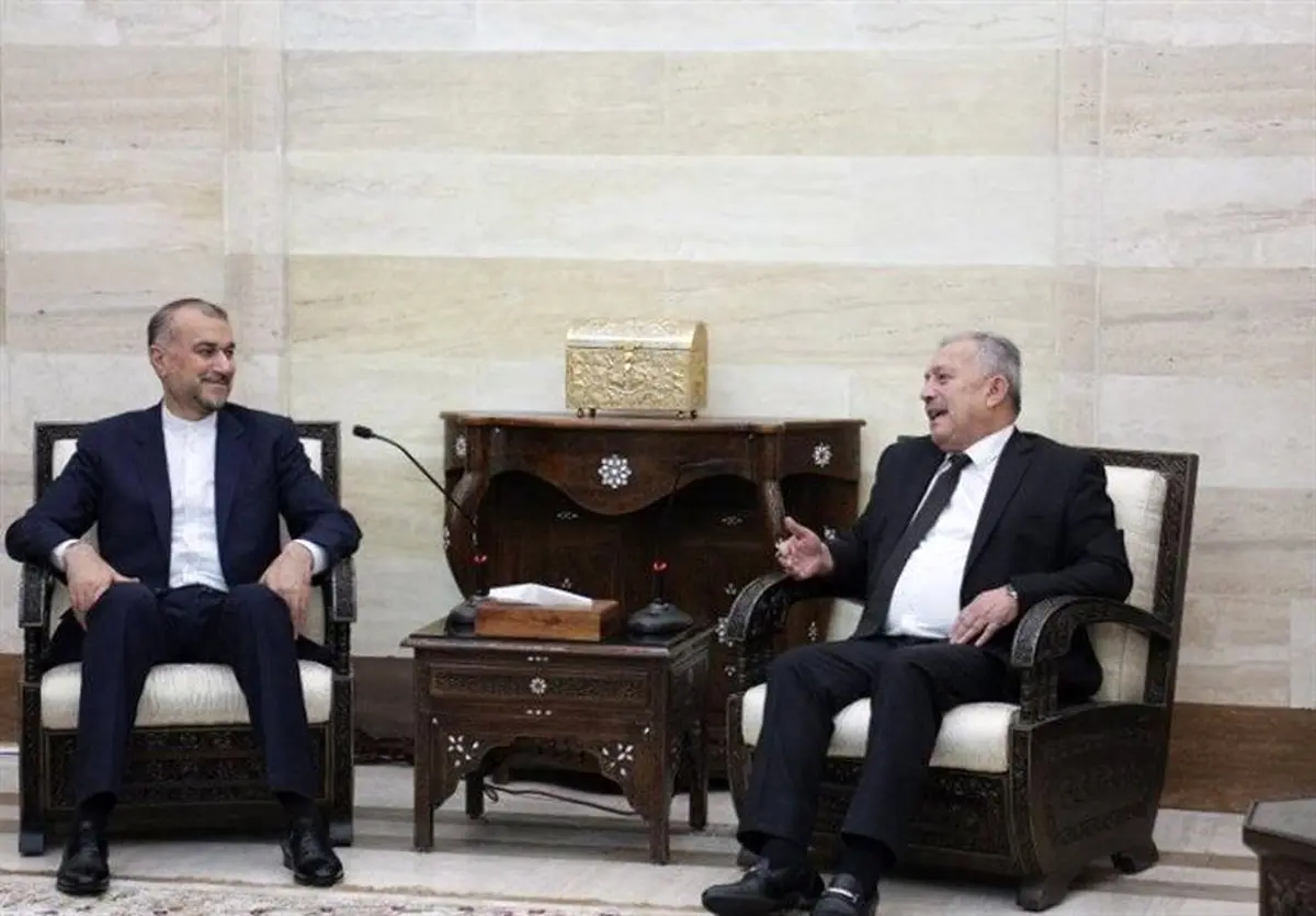 دیدار امیر عبداللهیان با نخست وزیر سوریه