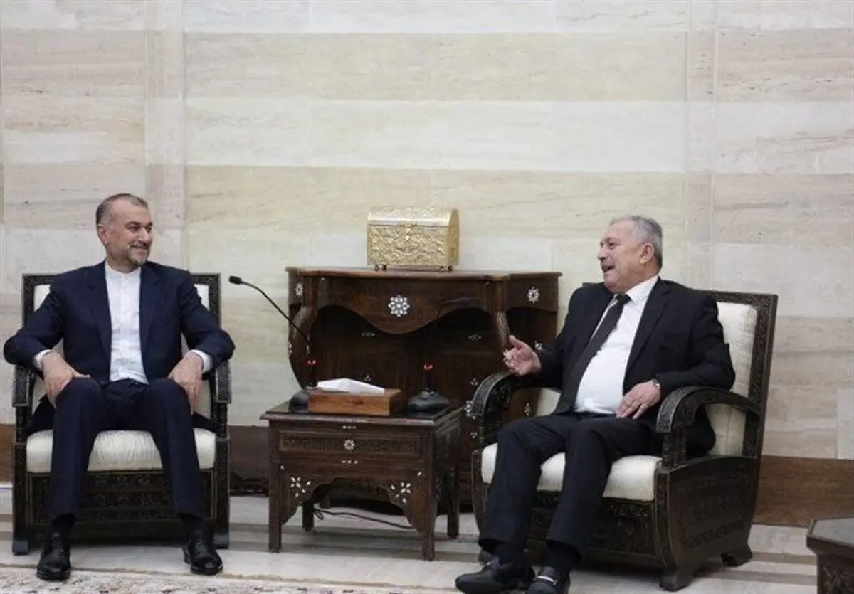 دیدار امیر عبداللهیان با نخست وزیر سوریه