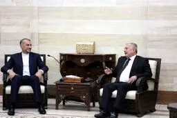 دیدار امیر عبداللهیان با نخست وزیر سوریه