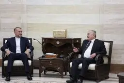 دیدار امیر عبداللهیان با نخست وزیر سوریه