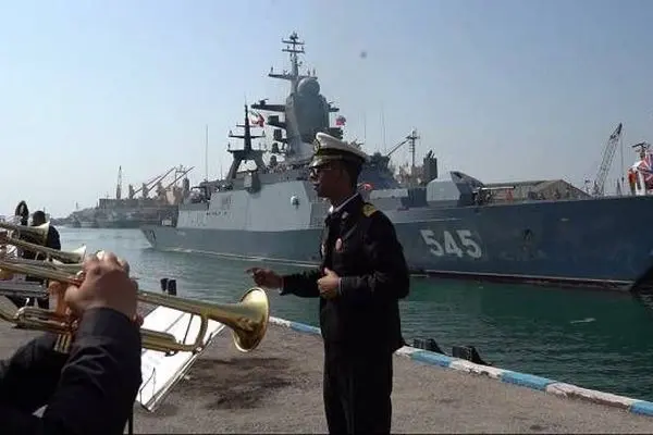 تصاویر ناوشکن روسی در منطقه یکم نیروی دریایی ارتش