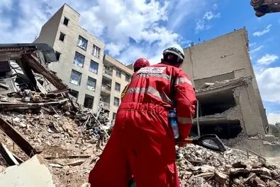 هلال احمر بمباران