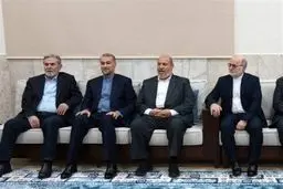 دیدار و گفتگوی امیر عبداللهیان با سران گروه‌های مقاومت فلسطینی