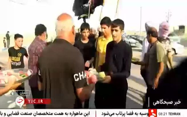 کاروان بزرگ مشایه عشاق الحسین در راه کربلا 