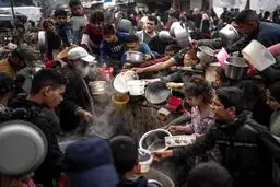  تشدید قحطی و گرسنگی در نوار غزه
