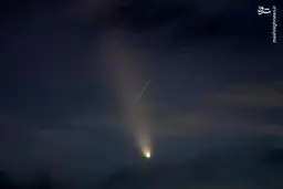 عکس/ "ستاره دنباله دار قرن" ۲ دنباله دارد!