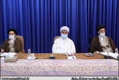 دیدار اعضای جامعه روحانیت مبارز با رییس جمهور