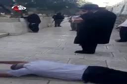 تعرض شهرک‌نشینان صهیونیست به مسجدالاقصی
