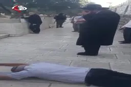 تعرض شهرک‌نشینان صهیونیست به مسجدالاقصی
