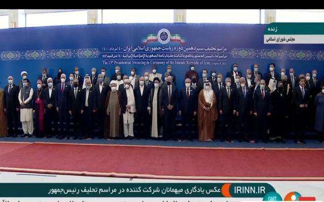 عکس یادگاری مراسم تحلیف سیدابراهیم رئیسی