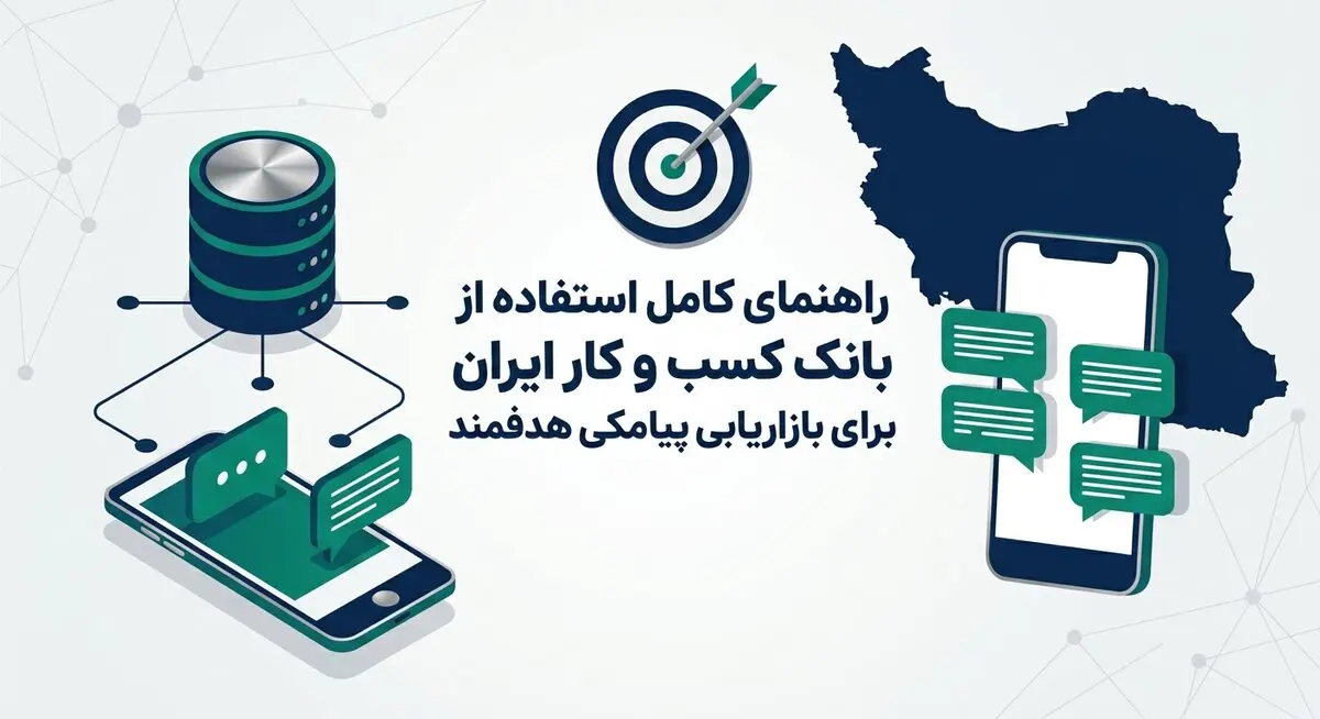 راهنمای کامل استفاده از بانک کسب و کار ایران برای بازاریابی پیامکی هدفمند
