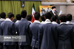 تصاویر دیدار دانش‌آموزان و دانشجویان با مقام معظم رهبری