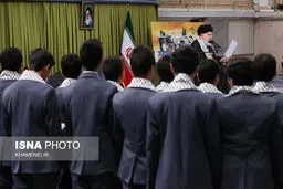 تصاویر دیدار دانش‌آموزان و دانشجویان با مقام معظم رهبری