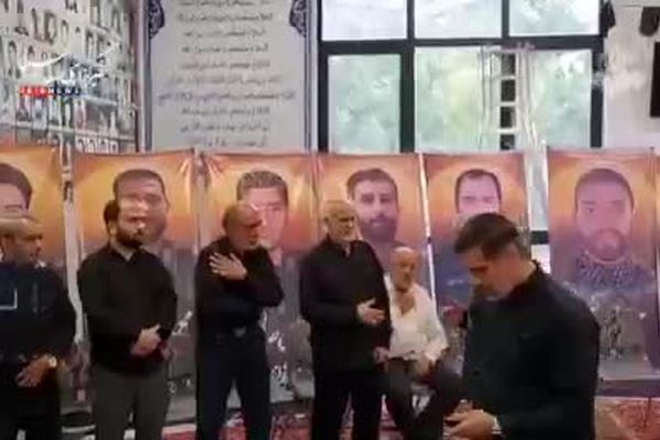 ورود سردار قاآنی در مراسم بزرگداشت شهدای نیروی قدس 