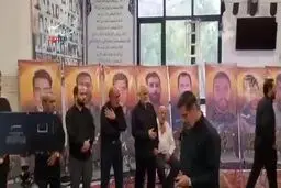 ورود سردار قاآنی در مراسم بزرگداشت شهدای نیروی قدس 