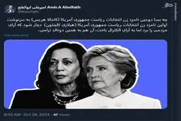 احتمال باخت هریس به آرای ال کت را ل