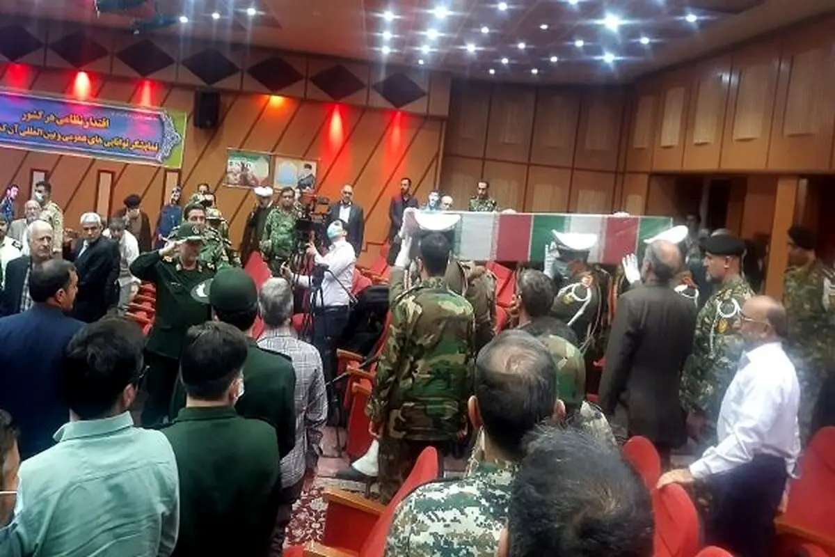 تشییع پیکر شهید گمنام با حضور مشاور عالی فرمانده کل قوا
