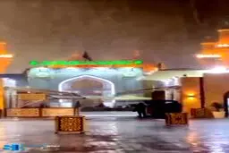 بارش شدید باران در حرمین کاظمین