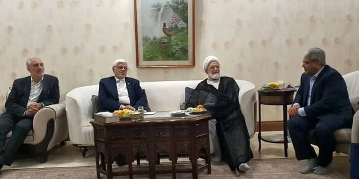 درخواست مهدی کروبی در دیدار با عارف + عکس