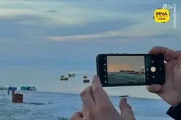 تصاویر بازگشت قایق های تفریحی به دریاچه ارومیه